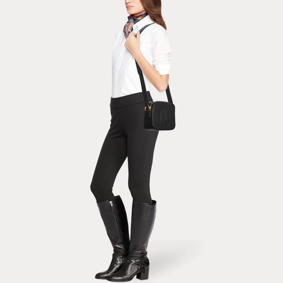 Lauren Ralph Lauren Leather Crossbody Bag EUC - Picture 6 of 7